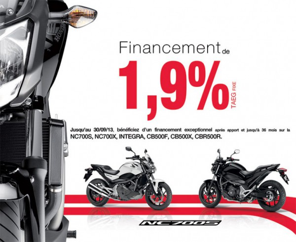 Offre de financement de 1,9%